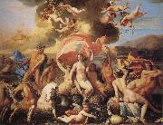 POUSSIN, Nicolas Triumph of Neptune and Amphitrite china oil painting artist